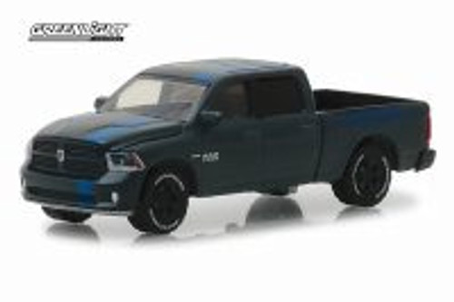 2017 Dodge Ram 1500 Pick Up Truck, Dark Blue - Greenlight
