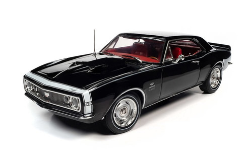 Yenko 1967 Chevy Camaro SS 427, Tuxedo Black - Auto World AMM1247 - 1/18 scale Diecast Model Toy Car