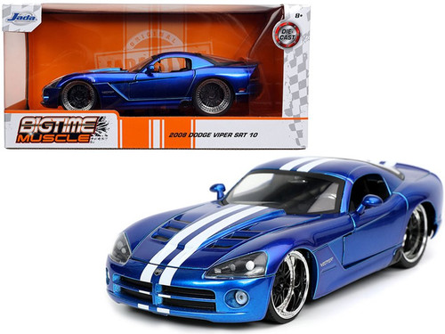 2008 Dodge Viper SRT 10 Hardtop, Candy Blue - Jada Toys 32726/4