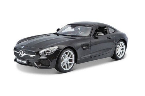 Mercedes-Benz AMG GT, Matte Black - Maisto 31398BK - 1/18 scale