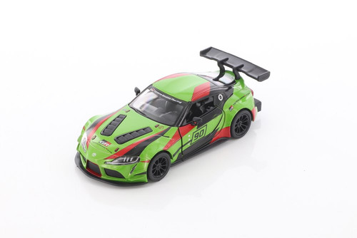 Toyota GR Supra Racing Concept Hardtop w/ Decals, Green - Kinsmart
