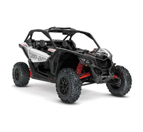 CAN-AM Maverick X3, Hyper Silver and Red - New Ray 58193A - 1/18 scale Model Toy Vehicle