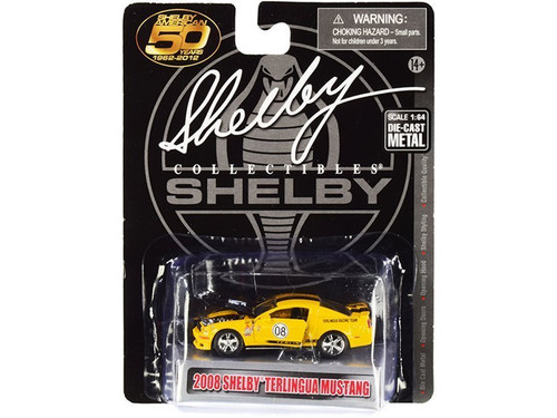 2008 Ford Shelby Mustang #08 Terlingua Racing Team SC753YL - 1/64 scale Diecast Model Toy Car
