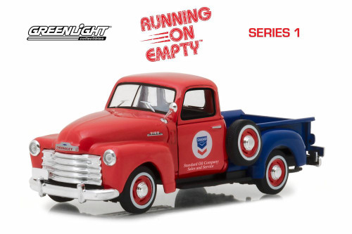 1953 Chevy 3100 Pickup Truck, Standard Oil - Greenlight 87010B/24 - 1/43 scale Diecast Model Toy Car