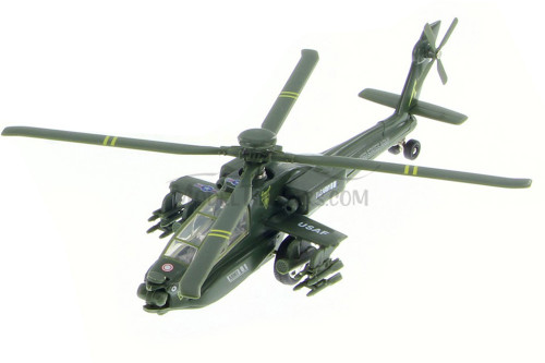 X Forces Attack Helicopter, Military Green - Showcasts 51265