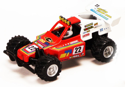 Turbo Buggy #22, Red - Kinsmart 5106D - 5" Diecast Model Toy Car