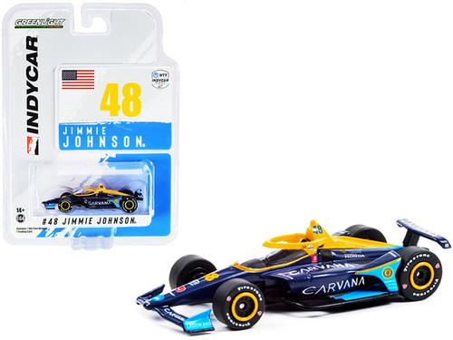 2021 Dallara IndyCar, #48 Jimmie Johnson - Greenlight 11501/48 - 1/64 scale Diecast Model Toy Car