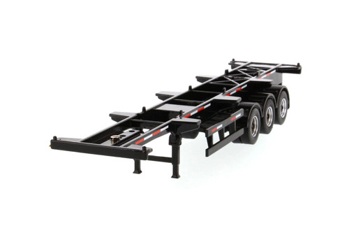 40' Skeletal Trailer, Black - Diecast Masters 91024 - 1/50 scale Diecast Replica