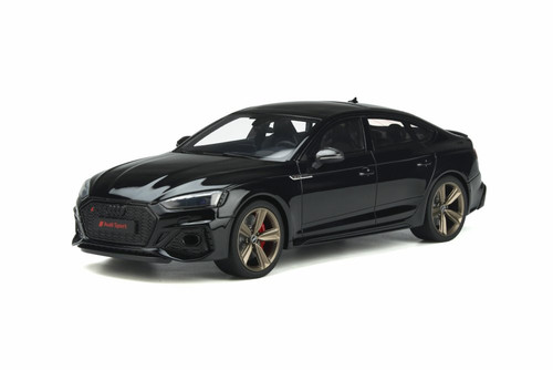 2020 Audi RS 5 (B9) Sportback, Mythos Black - GT Spirit GT312 - 1/18 scale Resin Model Toy Car