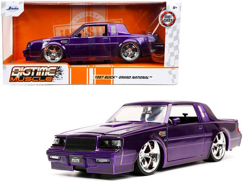 1987 Buick Grand National, Purple - Jada Toys 32698 - 1/24 scale Diecast Model Toy Car