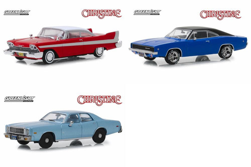 Christine Diecast Toy Car Package - Three 1/43 Scale Diecast Model Cars