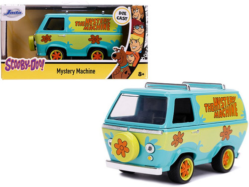 Scooby Doo Mystery Machine, Blue and Green - Jada 32040 - 1/32 scale Diecast Model Toy Car