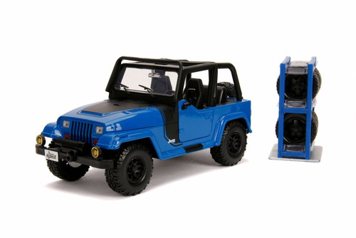1992 Jeep Wrangler, Blue - Jada 54027 