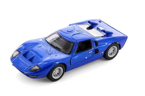 1966 Ford GT40 MKII, Blue - Kinsmart 5427D - 1/38 scale Diecast Model Toy Car