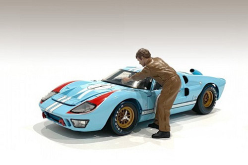 Race Day 1 Figure V, Light Brown - American Diorama 76287 - 1/18 scale Figurine - Diorama Accessory