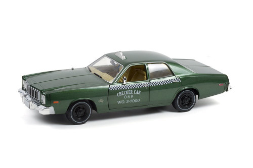 1976 Plymouth Fury Taxi Checker Cab 069 WO. 3-7000, Beverly Hills Cop -  Greenlight 19110 - 1/18 scale Diecast Model Toy Car