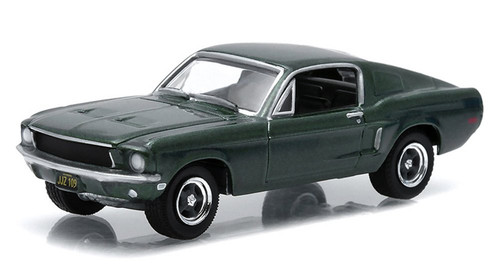 1968 Ford Mustang GT Fastback, Highland Green - Greenlight 44723/48 - 1/64 scale Diecast Car