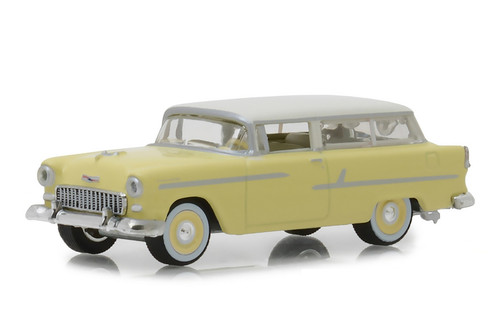 1955 Chevy Two-Ten Handyman, Harvest Gold - Greenlight 29930A/48 - 1/64 scale Diecast Model Toy Car