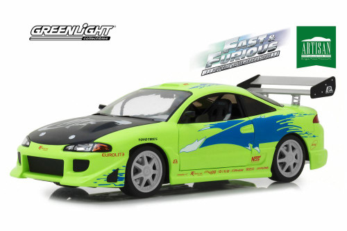 1995 Mitsubishi Eclipse, Fast and Furious - Greenlight 19039 - 1/18 Scale Diecast Model Toy Car