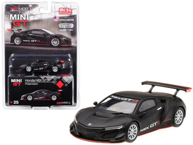 1/64 Kyosho Honda Acura NSX (Black) Diecast Car Model - LIVECARMODEL.com