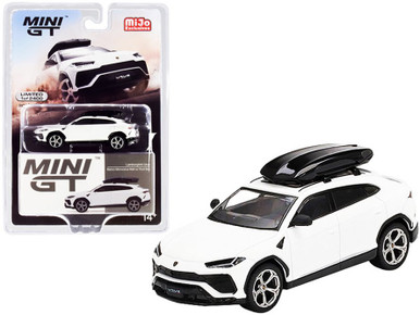 Lamborghini Urus with Roof Box, White - Mini GT MGT00220-MJ