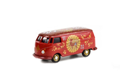 VW T1 Bus Low Rider, red/white, 1963