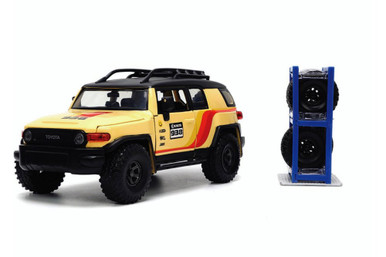 Toyota FJ Cruiser #938 w/ Extra Wheels, Yellow - Jada Toys 33028