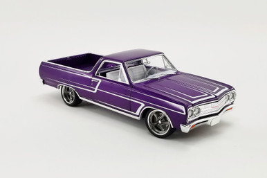 Miniature Chevrolet El Camino 1/18 ACME Bleu/Décorer 1965 - Voiture
