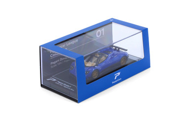 Pagani Zonda F, Argentina Blue - Kinsmart H01 - 1/64 Scale Diecast