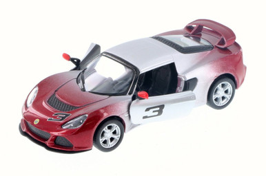 2012 Lotus Exige S #3, Fading Red - Kinsmart 5361DG - 1/32 Scale