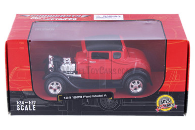 1929 Ford Model A Hardtop, Red - Showcasts 38201R - 1/24 Scale