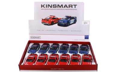 Box of 12 2024 Ford Mustang Dark Horse Police/Firefighter Asstd