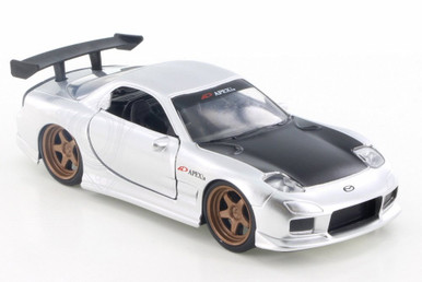 1993 Mazda RX-7 Hard Top, Silver - Jada 98563 - 1/32 Scale Diecast
