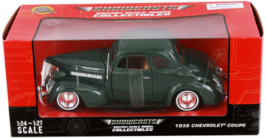 1939 Chevy® Coupe, Green - Showcasts® 77247GN - 1/24 Scale Diecast