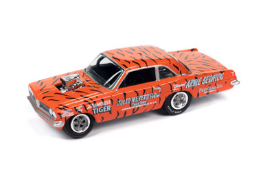 1963 Pontiac Tempest Funny Farmer, Orange w/Tiger Stripes, Johnny