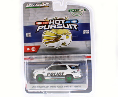 GREEN MACHINE 2021 Chevy Tahoe Police Pursuit Vehicle, White