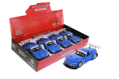 BMW Z4 GT3 Sports Car, Blue - Showcasts 68251/60D - 1/24 Scale