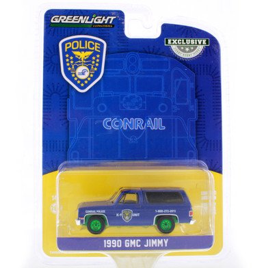 GREEN MACHINE 1990 GMC Jimmy - Conrail Police K-9 Unit, Dark Blue