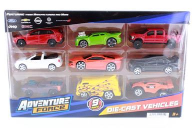 Adventure Force 9-Pack Vehicle Assortment - 2 - Adventure Force