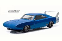 Custom 1969 Dodge Charger Daytona, Blue w/ white - Greenlight