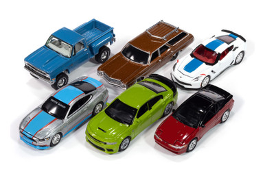 2024 Release 3 Set A Box of 6, ASSTD - Auto World AW64452/48A - 1
