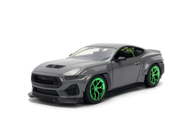 2024 Ford Mustang RTR Spec 5-D, Glossy Gray - Jada Toys 36593 - 1