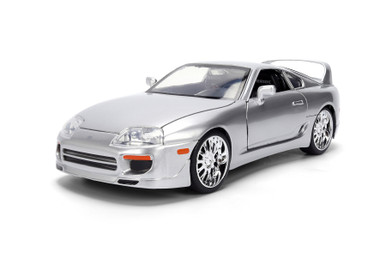 1995 Toyota Supra, Silver - Jada Toys 37492 - 1/24 Scale Diecast