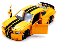 Dodge Charger SRT8, Yellow/Black - Jada Toys Bigtime Muscle 90798