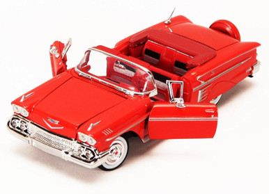 ミニカー Motormax 1/24 1958 Chevrolet Impala RED s-l400.jpg