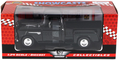 1955 Chevy® 5100 Stepside™ Pick Up, Black - Showcasts® 73236W - 1