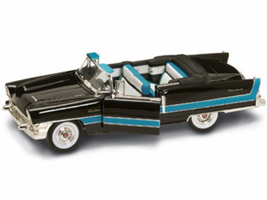 1955 Packard Caribbean Convertible, Black - Yatming 92618 - 1/18