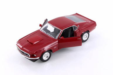Showcasts 1970 Ford Mustang Boss 429 Hard Top Red 73303R/6-1/24 Scale Diecast Model Toy Car Showcasts 1970 Ford Mustang Boss 429 Hard Top Red 73303R/6-1/24 Scale Diecast Model Toy Car