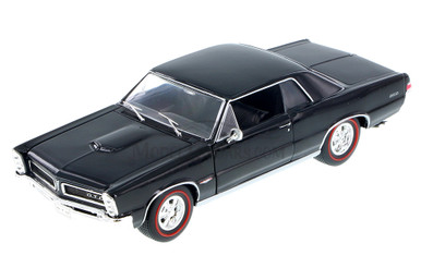 1965 Pontiac GTO, Black - Welly 22092 - 1/24 Scale Diecast Model