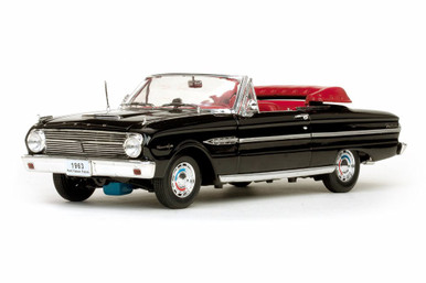 1963 Ford Falcon Convertible, Black - Sun Star 4533BK - 1/18